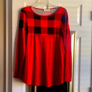 Buffalo check tunic size S